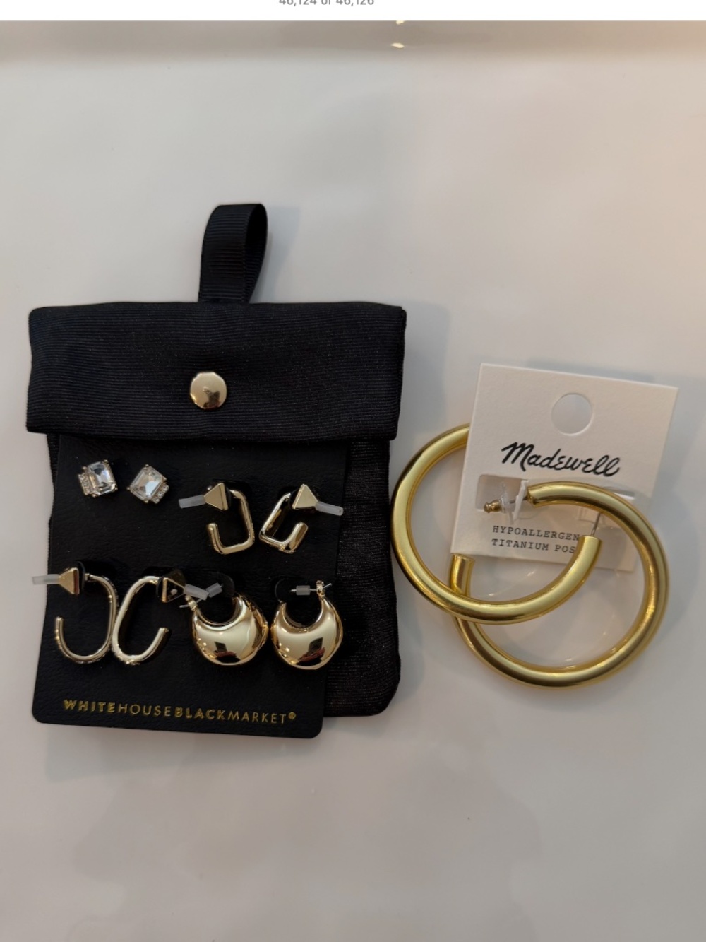 NWT 5 pairs earrings by White House Black Market and Madewell